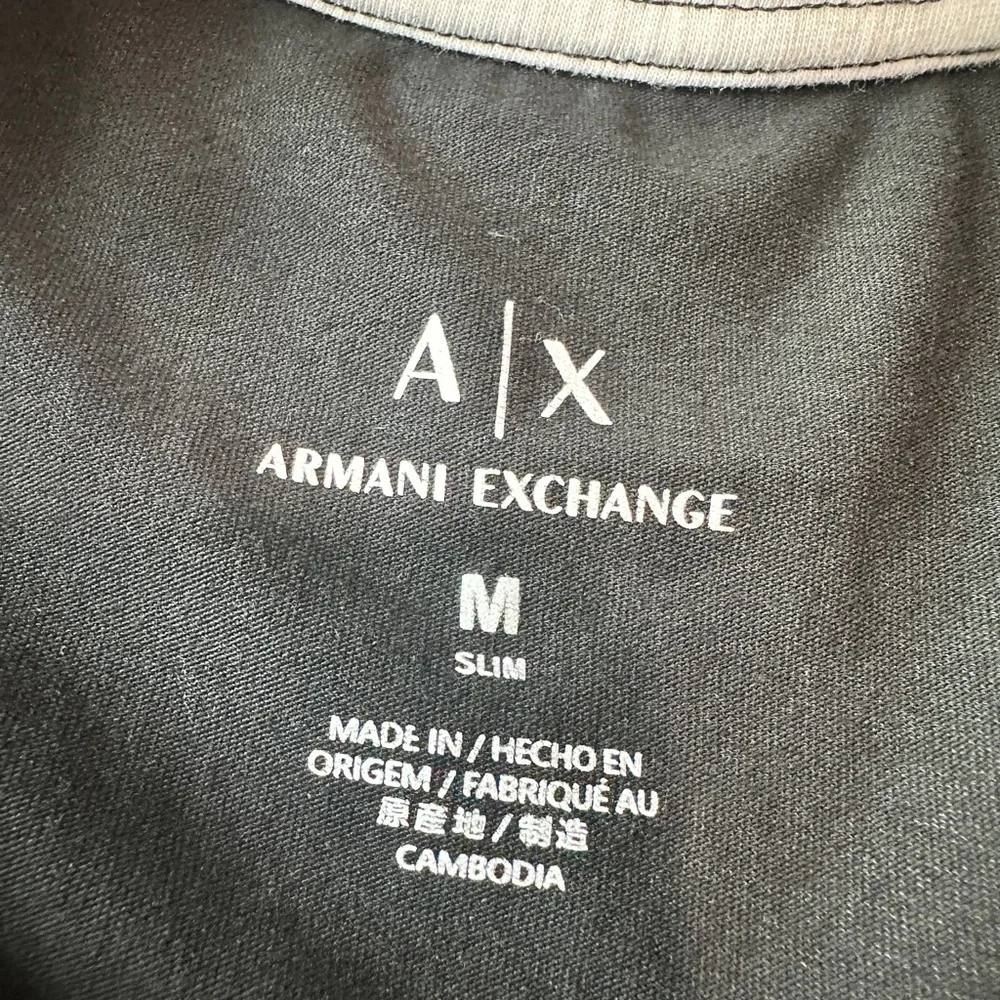 Armani Exchange Men’s Long Sleeve T-Shirt Size Medium Black - Picture 5 of 6